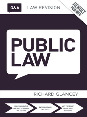 cover image of Q&A Public Law